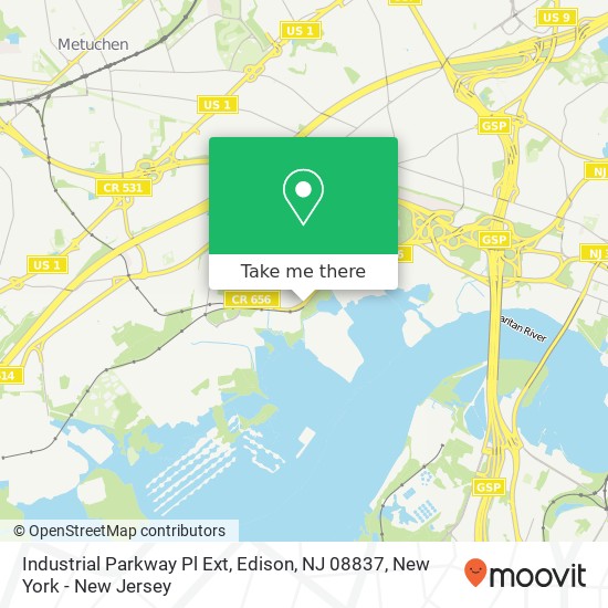 Industrial Parkway Pl Ext, Edison, NJ 08837 map