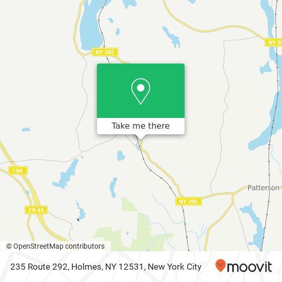 235 Route 292, Holmes, NY 12531 map