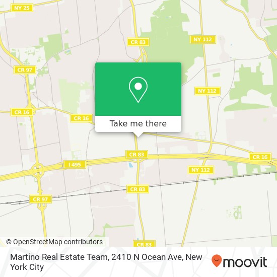 Martino Real Estate Team, 2410 N Ocean Ave map