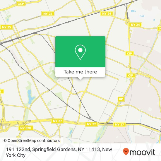 191 122nd, Springfield Gardens, NY 11413 map