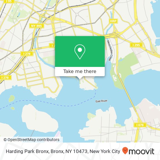 Mapa de Harding Park Bronx, Bronx, NY 10473