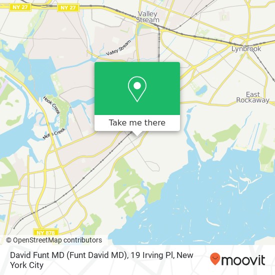Mapa de David Funt MD (Funt David MD), 19 Irving Pl