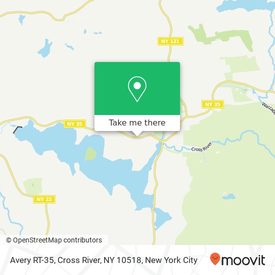 Mapa de Avery RT-35, Cross River, NY 10518