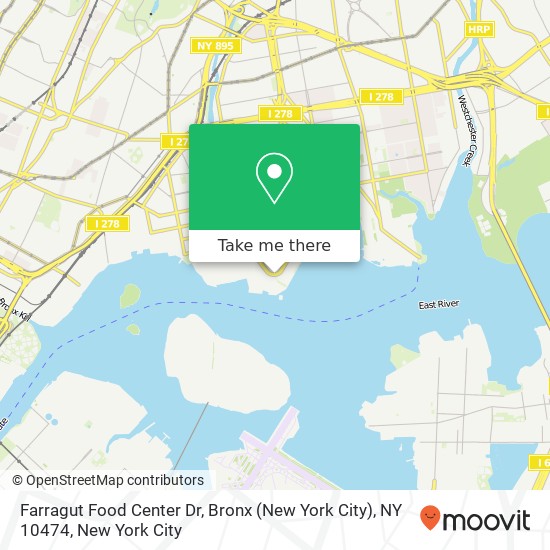 Farragut Food Center Dr, Bronx (New York City), NY 10474 map