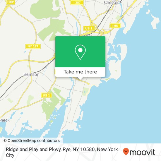 Mapa de Ridgeland Playland Pkwy, Rye, NY 10580