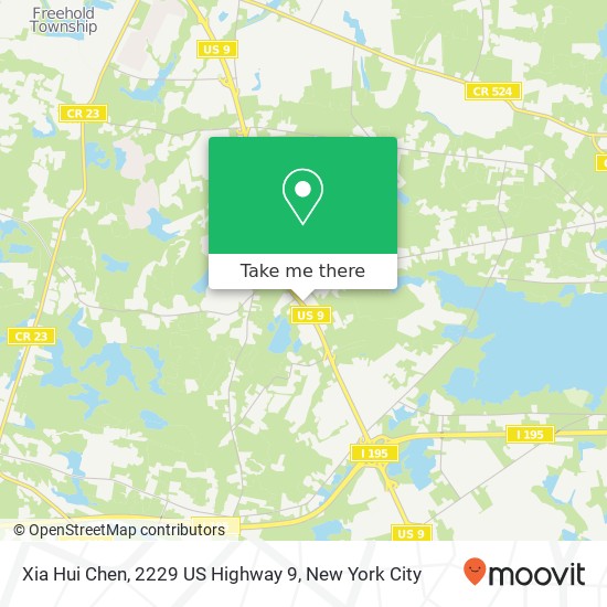 Xia Hui Chen, 2229 US Highway 9 map