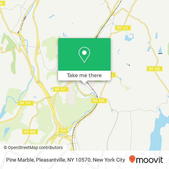 Mapa de Pine Marble, Pleasantville, NY 10570