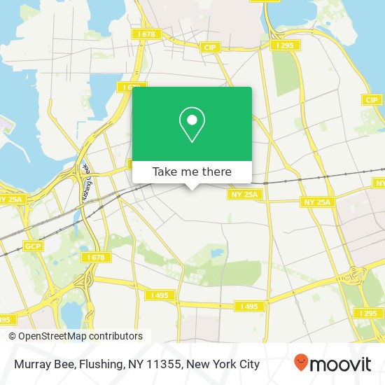 Mapa de Murray Bee, Flushing, NY 11355