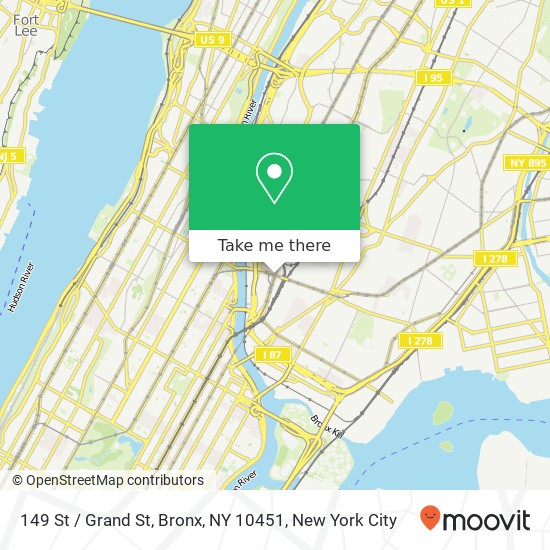 Mapa de 149 St / Grand St, Bronx, NY 10451