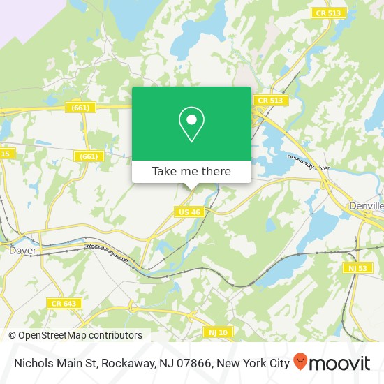 Nichols Main St, Rockaway, NJ 07866 map