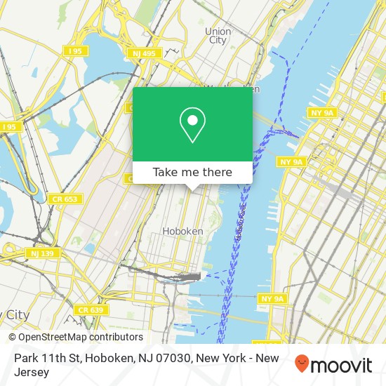 Park 11th St, Hoboken, NJ 07030 map