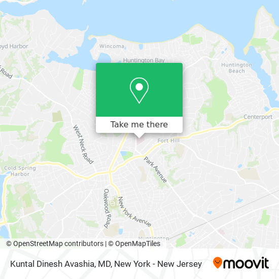 Kuntal Dinesh Avashia, MD map