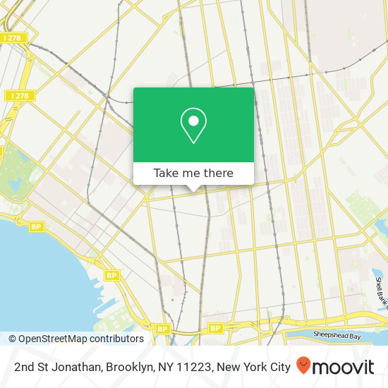 2nd St Jonathan, Brooklyn, NY 11223 map