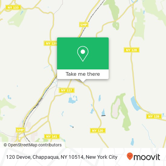 Mapa de 120 Devoe, Chappaqua, NY 10514