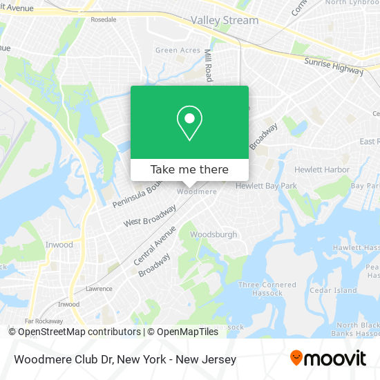 Mapa de Woodmere Club Dr