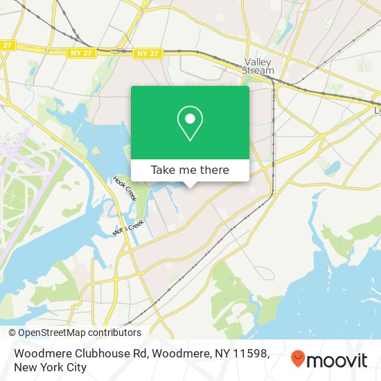 Woodmere Clubhouse Rd, Woodmere, NY 11598 map