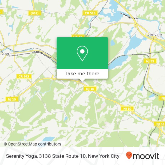 Serenity Yoga, 3138 State Route 10 map