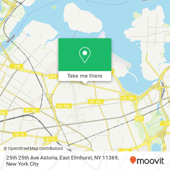 25th 25th Ave Astoria, East Elmhurst, NY 11369 map