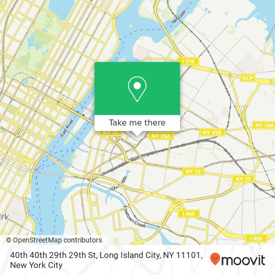 40th 40th 29th 29th St, Long Island City, NY 11101 map