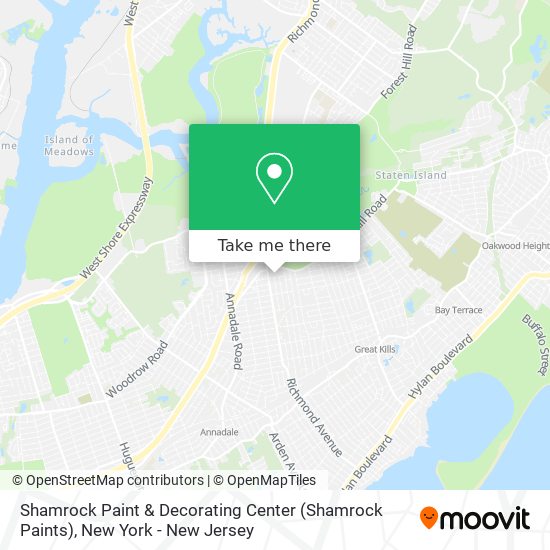 Mapa de Shamrock Paint & Decorating Center (Shamrock Paints)