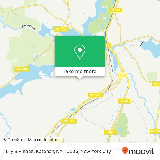 Mapa de Lily S Pine St, Katonah, NY 10536