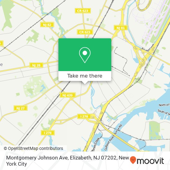 Montgomery Johnson Ave, Elizabeth, NJ 07202 map