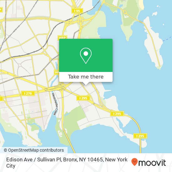 Edison Ave / Sullivan Pl, Bronx, NY 10465 map