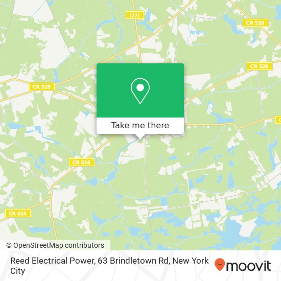 Reed Electrical Power, 63 Brindletown Rd map