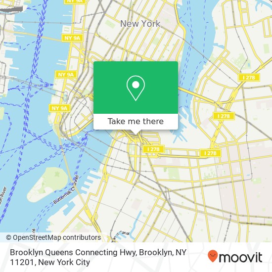 Brooklyn Queens Connecting Hwy, Brooklyn, NY 11201 map