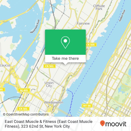 East Coast Muscle & Fitness (East Coast Muscle Fitness), 323 62nd St map