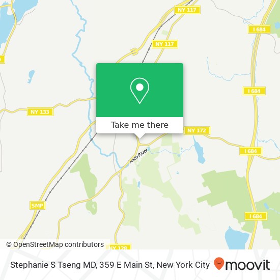 Mapa de Stephanie S Tseng MD, 359 E Main St