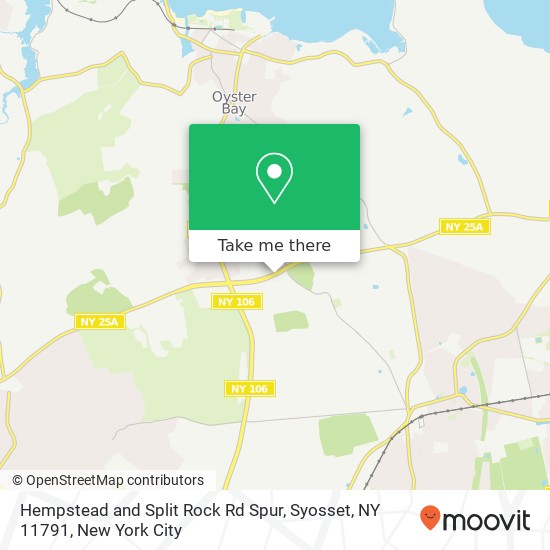 Hempstead and Split Rock Rd Spur, Syosset, NY 11791 map