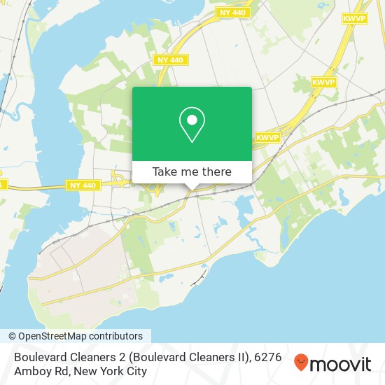 Mapa de Boulevard Cleaners 2 (Boulevard Cleaners II), 6276 Amboy Rd