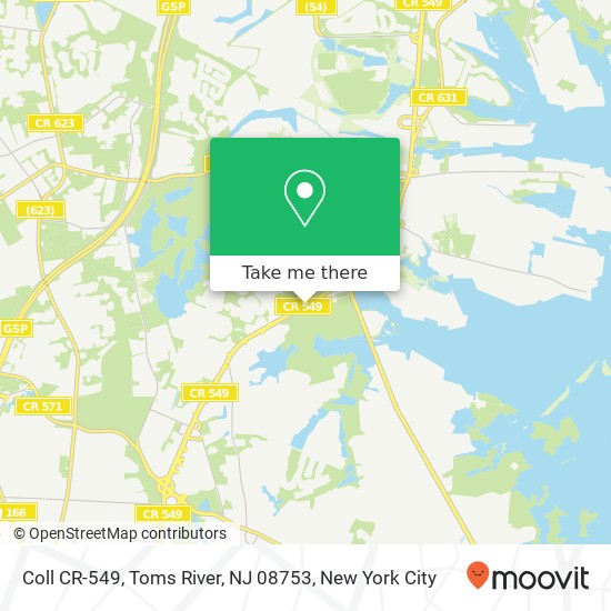 Coll CR-549, Toms River, NJ 08753 map