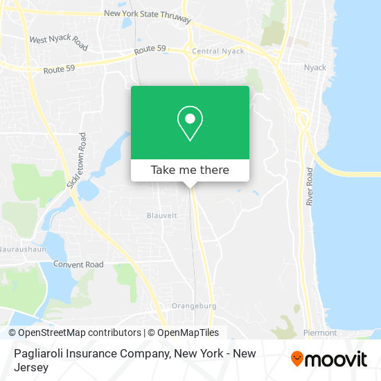 Mapa de Pagliaroli Insurance Company