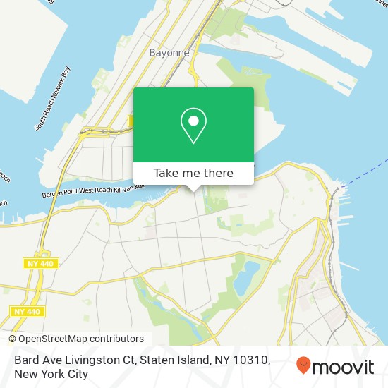 Bard Ave Livingston Ct, Staten Island, NY 10310 map