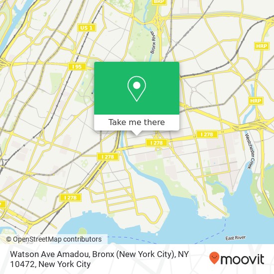 Watson Ave Amadou, Bronx (New York City), NY 10472 map