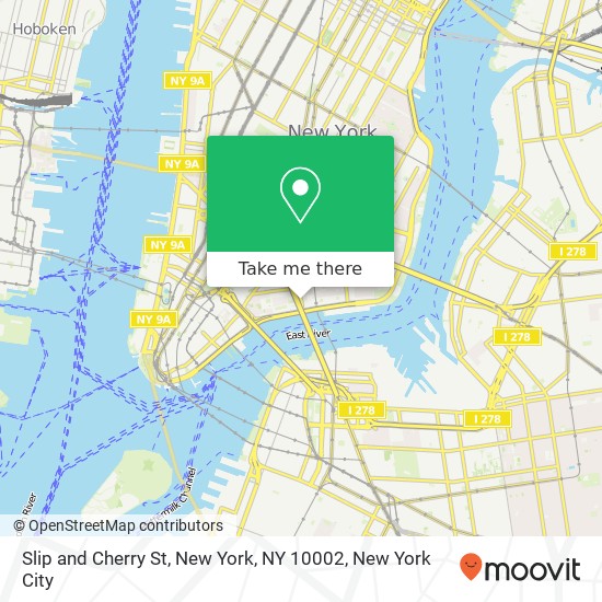 Slip and Cherry St, New York, NY 10002 map