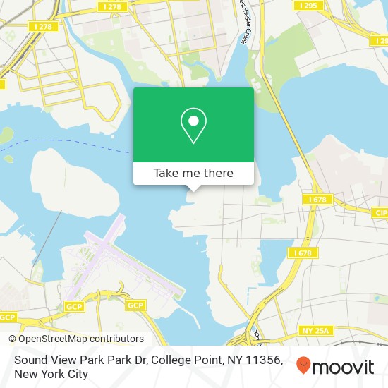 Mapa de Sound View Park Park Dr, College Point, NY 11356