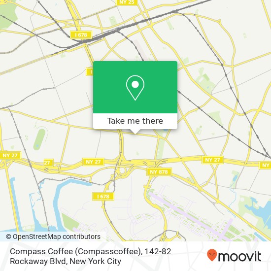 Mapa de Compass Coffee (Compasscoffee), 142-82 Rockaway Blvd