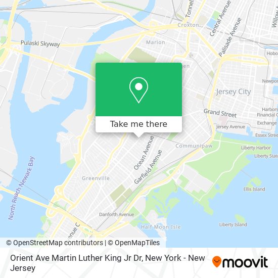Mapa de Orient Ave Martin Luther King Jr Dr