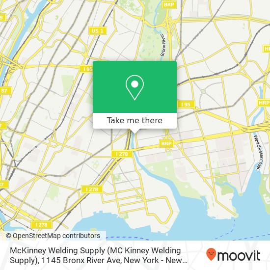 McKinney Welding Supply (MC Kinney Welding Supply), 1145 Bronx River Ave map
