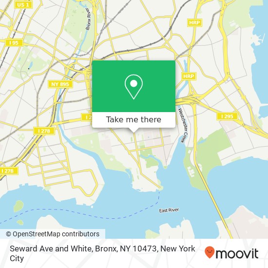 Seward Ave and White, Bronx, NY 10473 map