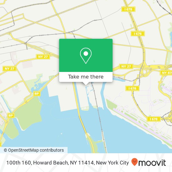 100th 160, Howard Beach, NY 11414 map