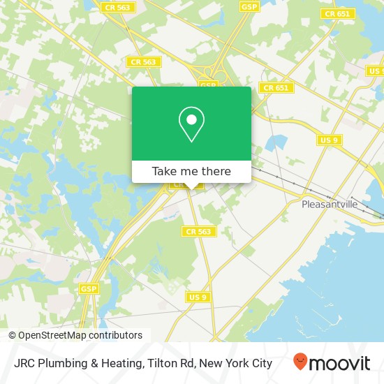 JRC Plumbing & Heating, Tilton Rd map