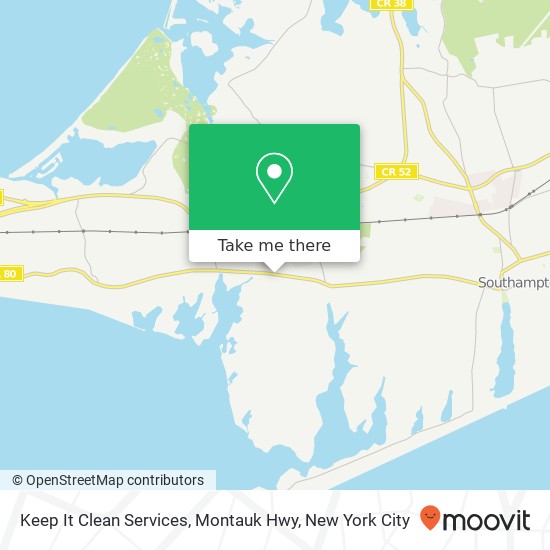Keep It Clean Services, Montauk Hwy map