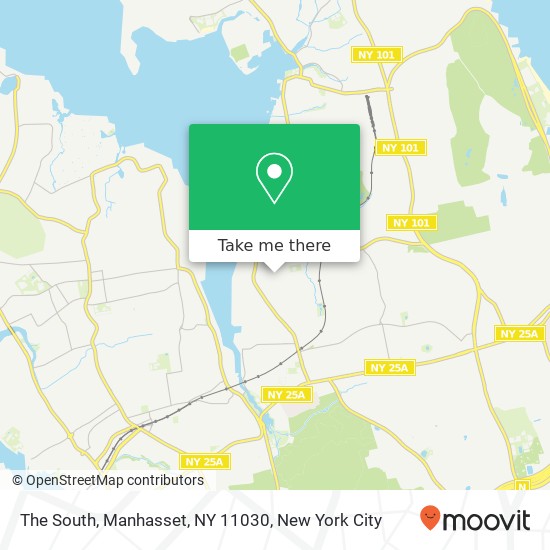 Mapa de The South, Manhasset, NY 11030