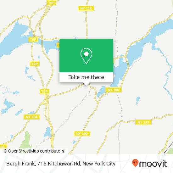 Mapa de Bergh Frank, 715 Kitchawan Rd