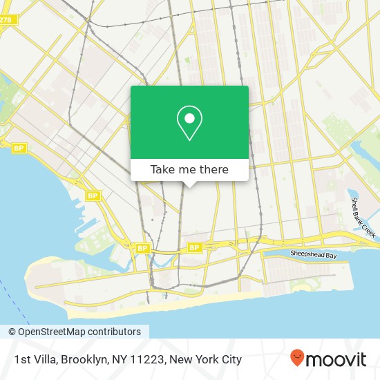 1st Villa, Brooklyn, NY 11223 map