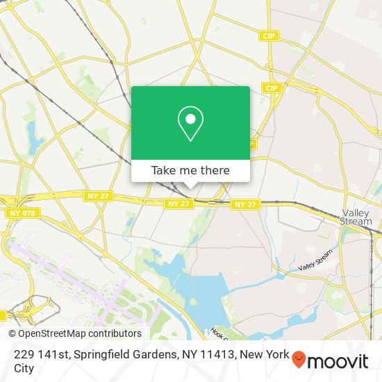 Mapa de 229 141st, Springfield Gardens, NY 11413